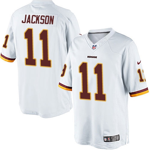 Youth Elite DeSean Jackson Nike Jersey White Road - #11 NFL Washington Redskins
